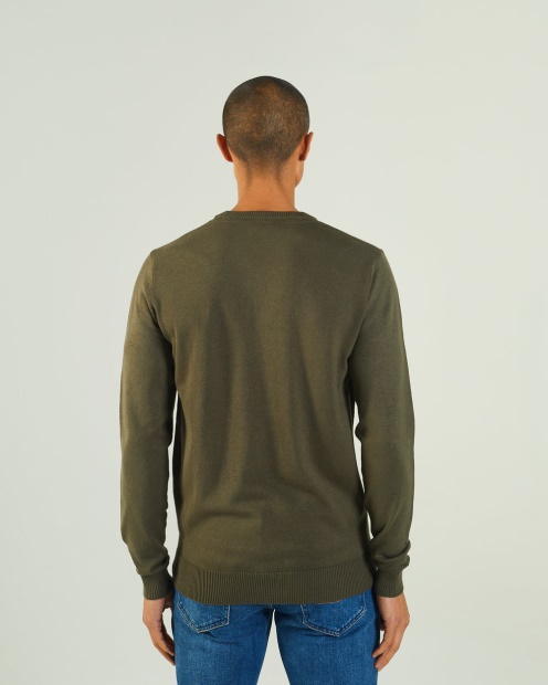 Khaki Diesel UK Dylan Round Neck Combat Green
