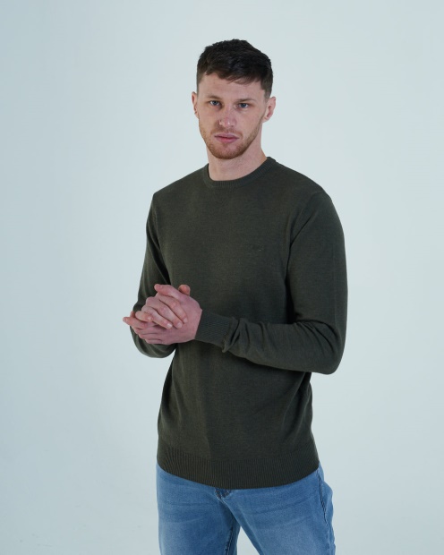 Khaki Dale Round Neck Combat Green Diesel UK