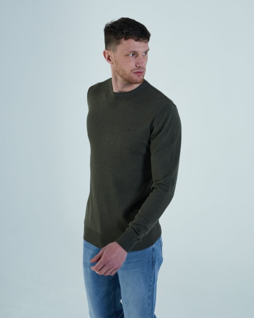 Khaki Dale Round Neck Combat Green Diesel UK
