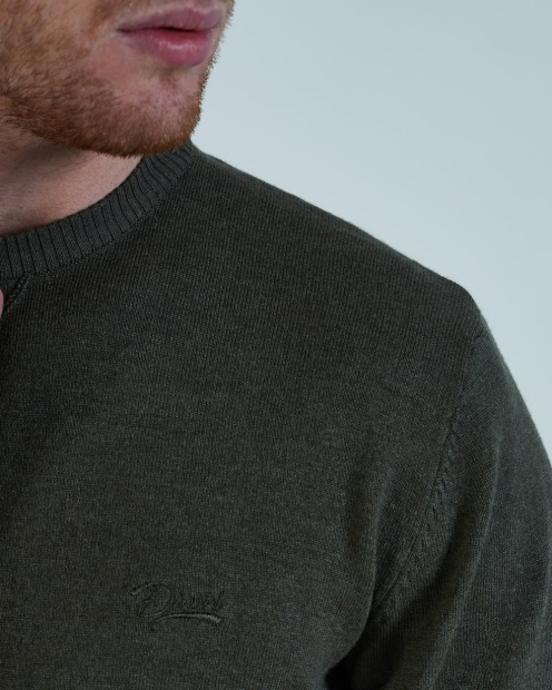 Khaki Dale Round Neck Combat Green Diesel UK