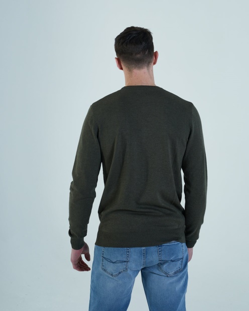 Khaki Dale Round Neck Combat Green Diesel UK