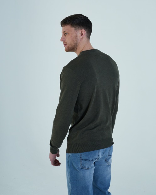 Khaki Dale Round Neck Combat Green Diesel UK