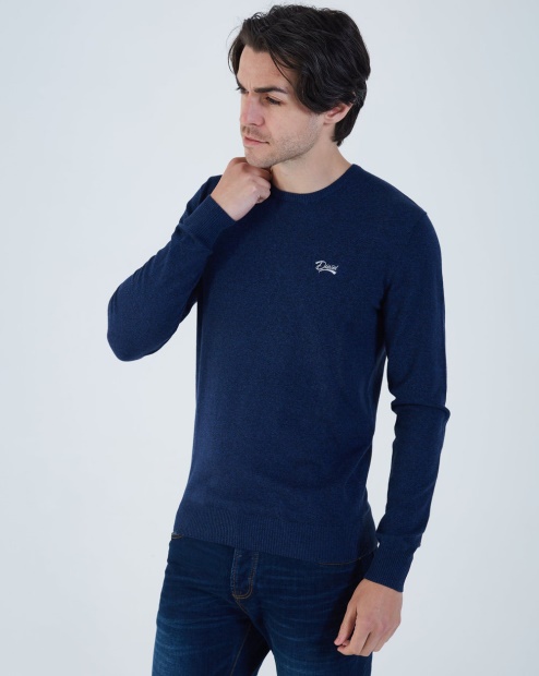 Diesel UK Dale Round Neck Navy