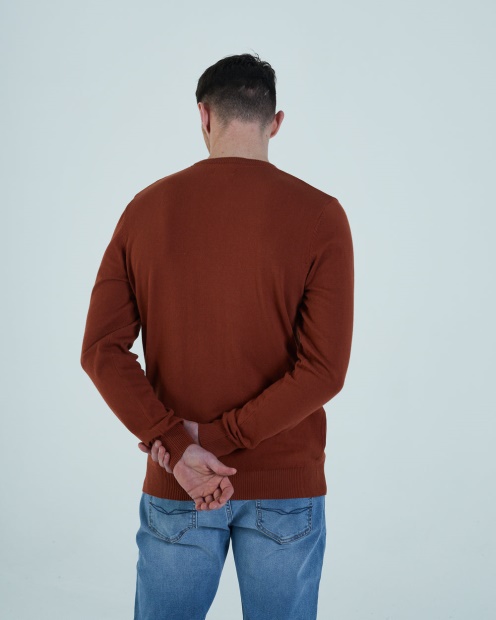 Diesel UK Dale Round Neck Jaipur Ginger Red