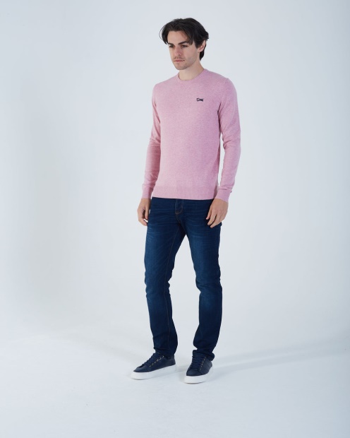 Dale Round Neck Cameo Pink Diesel UK