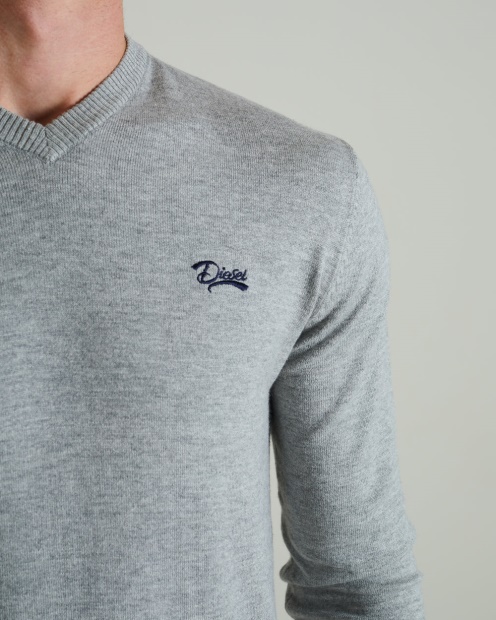 Alloy Melange Tom V Neck Alloy Melange Diesel UK