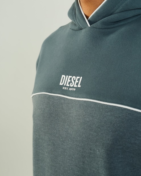Matt Hoodie Verdi Green Diesel UK Green