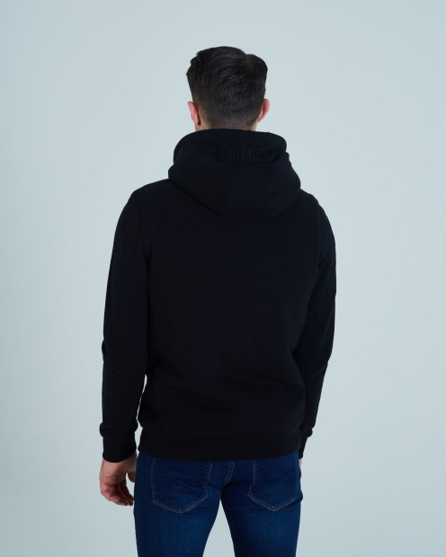 Diesel UK Bruce Sherpa Lined Zip Black