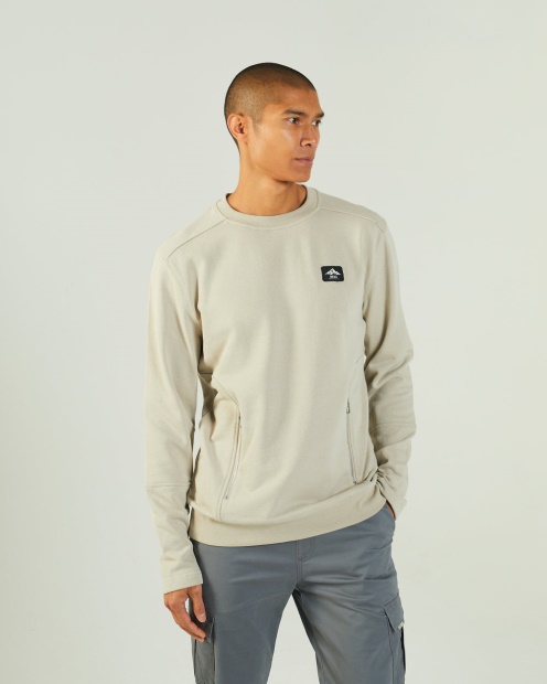 Andes Sweatshirt Sandy Dune Diesel UK Beige