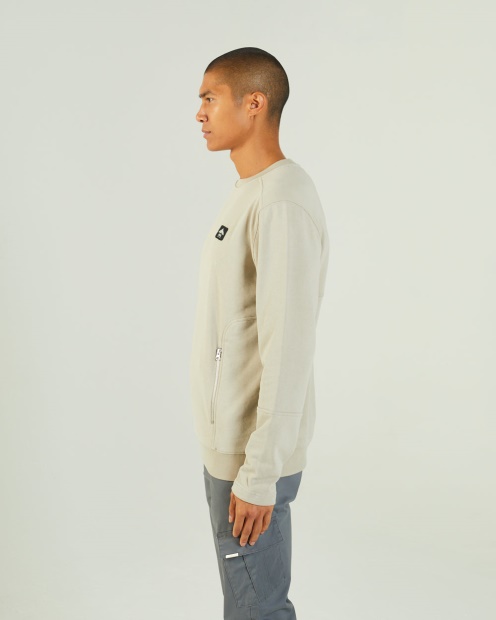 Andes Sweatshirt Sandy Dune Diesel UK Beige