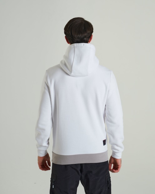 Diesel UK Marcellus Hoodie Optic White