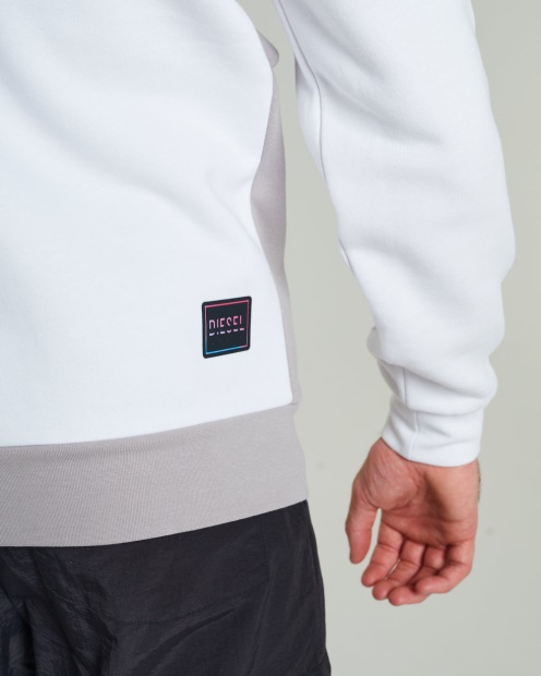 Diesel UK Marcellus Hoodie Optic White