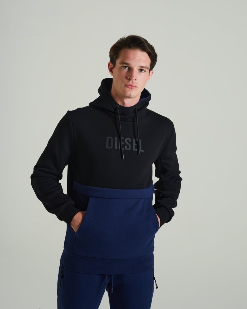 Marcellus Hoodie New Black Diesel UK