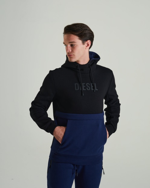 Marcellus Hoodie New Black Diesel UK