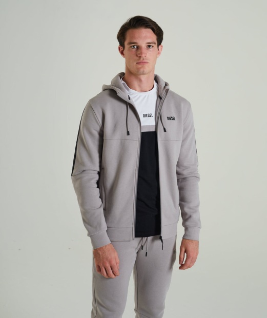 Octavian Zipper Fossil Stone Diesel UK Light Grey