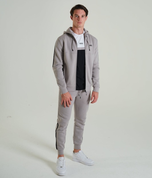 Octavian Zipper Fossil Stone Diesel UK Light Grey