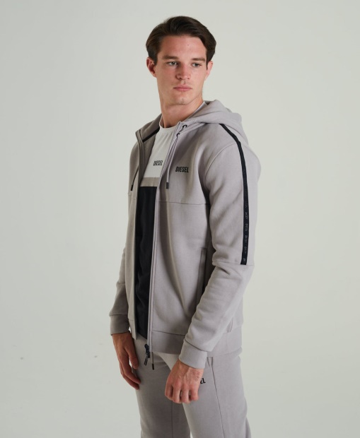 Octavian Zipper Fossil Stone Diesel UK Light Grey