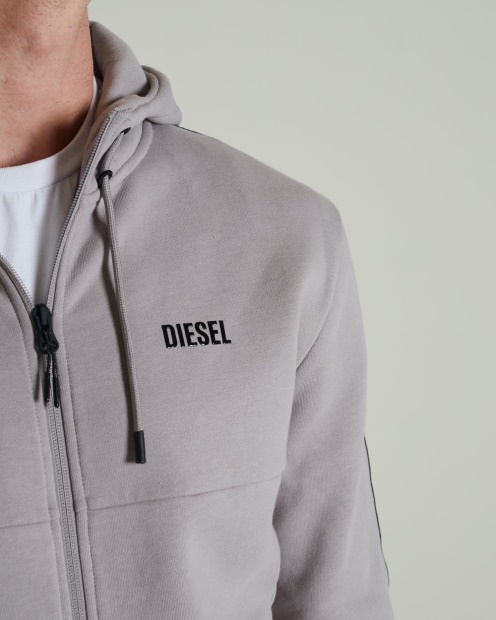 Octavian Zipper Fossil Stone Diesel UK Light Grey