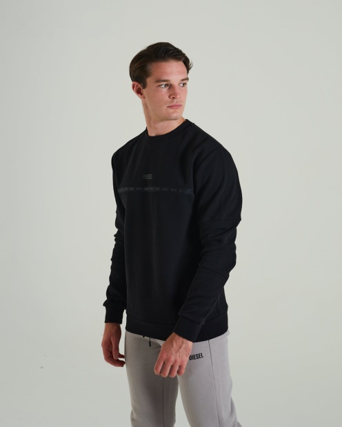 Diesel UK Cairo Sweatshirt New Black