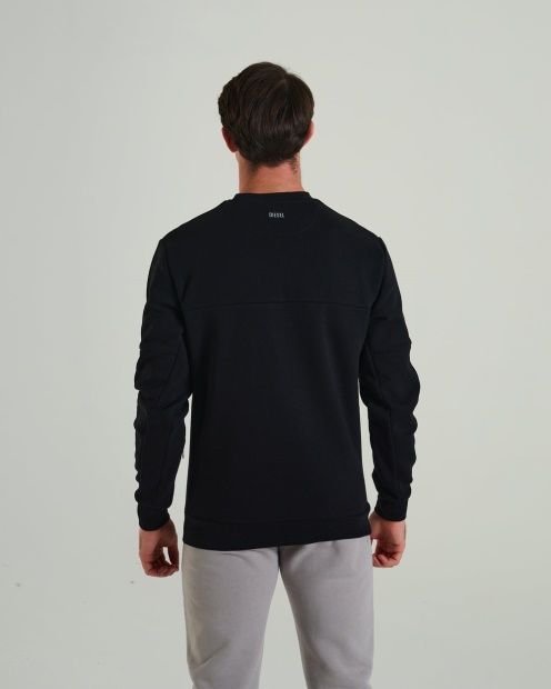 Diesel UK Cairo Sweatshirt New Black
