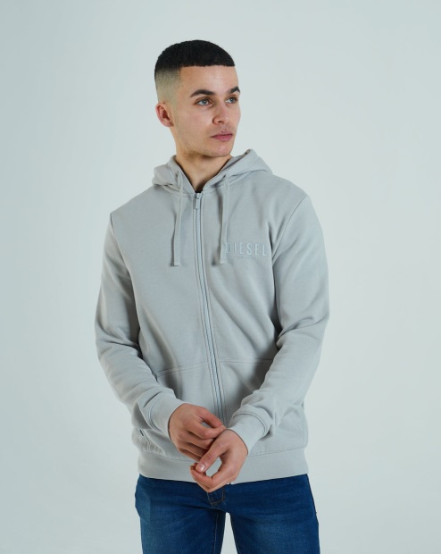 Diesel UK Kolby Zipper Iceberg Grey