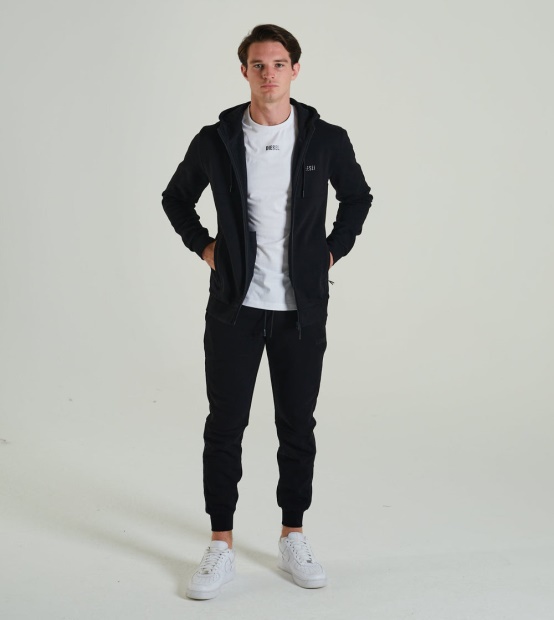 Diesel UK Octavian Zipper New Black