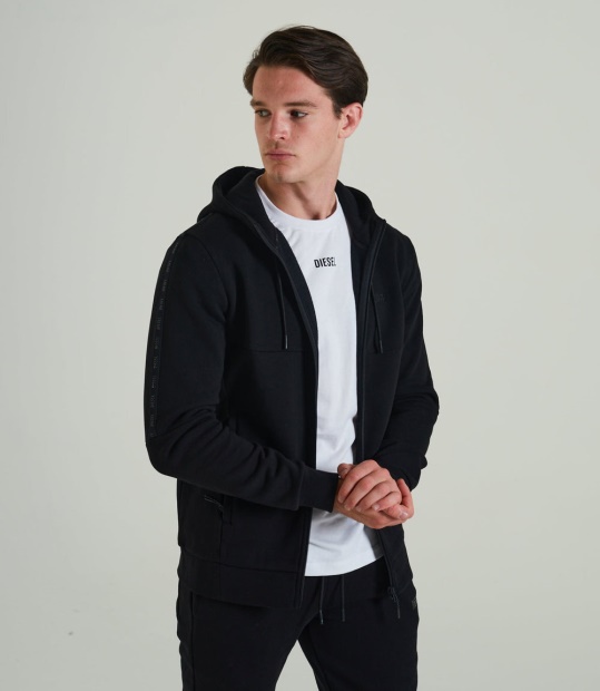 Diesel UK Octavian Zipper New Black