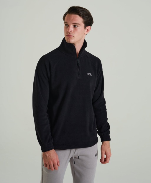 Trojan Fleece Half Zip New Diesel UK Black