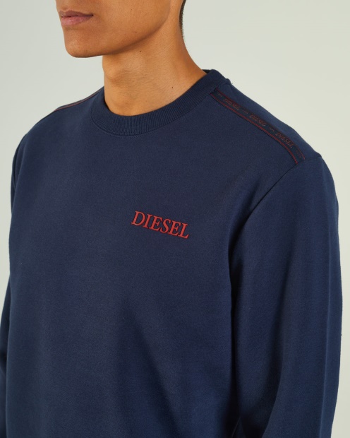Navy Harding Sweatshirt Navy Blazer Diesel UK