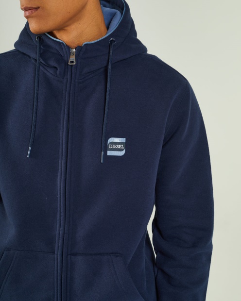 Diesel UK Harvey Zipper Navy Blazer