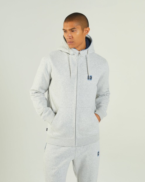 Harvey Zipper Grey Marl Diesel UK Grey