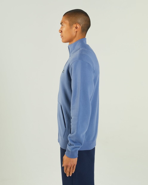 Diesel UK Hayes Funnel Zip Mountain Blue