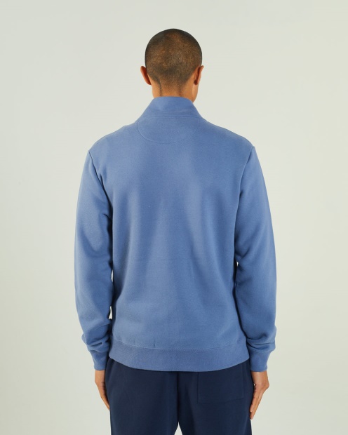 Diesel UK Hayes Funnel Zip Mountain Blue