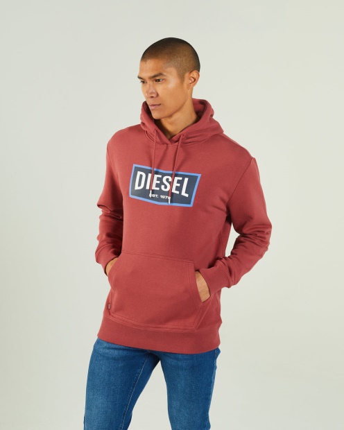 Mark Hoodie Red Oxide Diesel UK