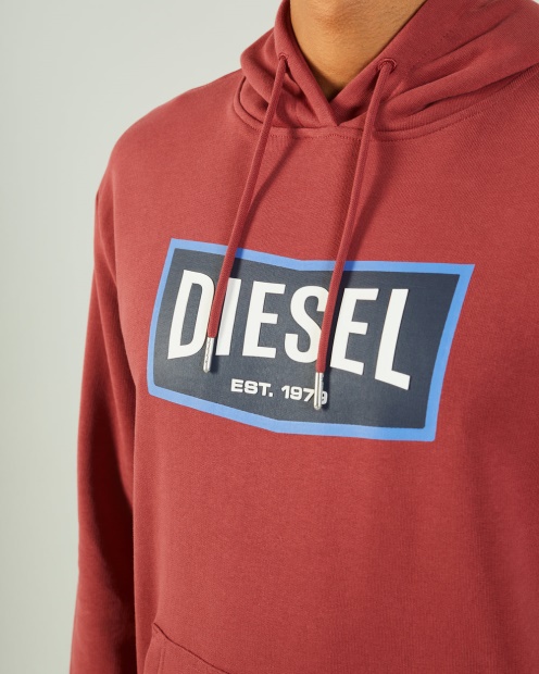 Mark Hoodie Red Oxide Diesel UK