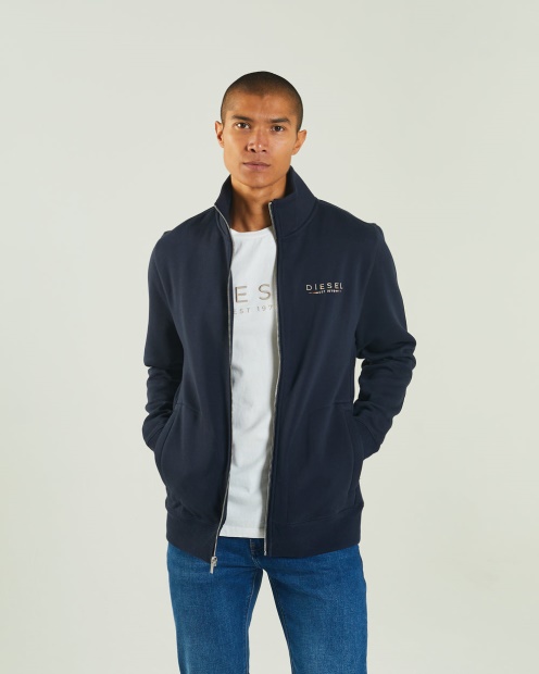 Diesel UK Fanucci Full-Zip Space Navy