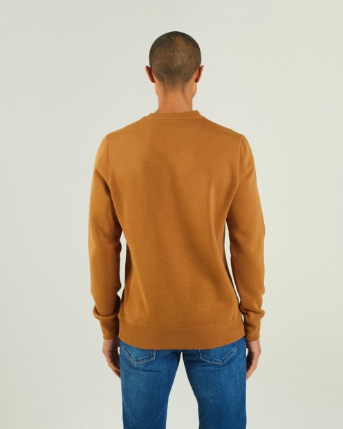 Fredrick Sweatshirt Maple Leaf Diesel UK Brown