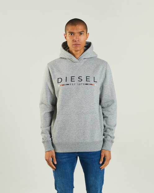 Diesel UK Franklin Hood Grey Marl