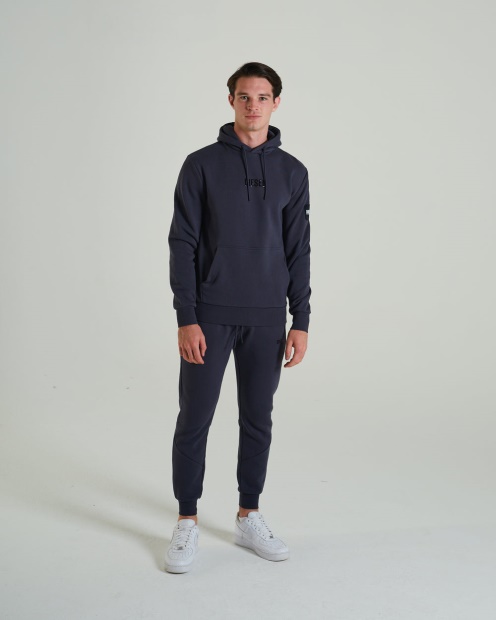 Grey Loki Hoodie Thunder Grey Diesel UK