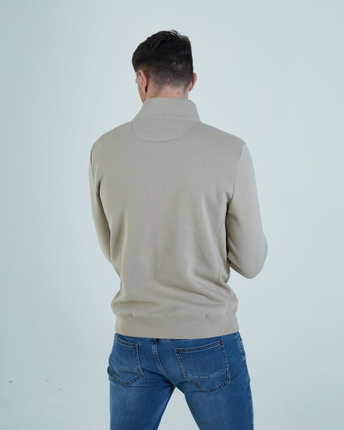 Diesel UK Dawayne Funnel Neck Wafer Beige