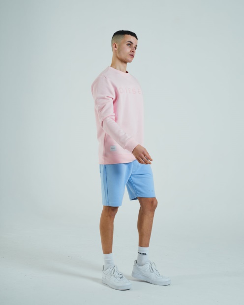 Diesel UK Shawn Sweatshirt Bermuda Pink