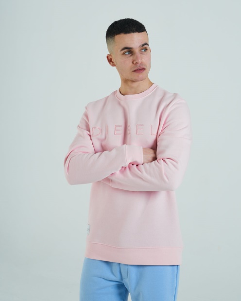 Diesel UK Shawn Sweatshirt Bermuda Pink