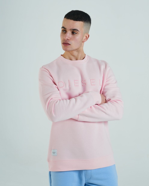 Diesel UK Shawn Sweatshirt Bermuda Pink