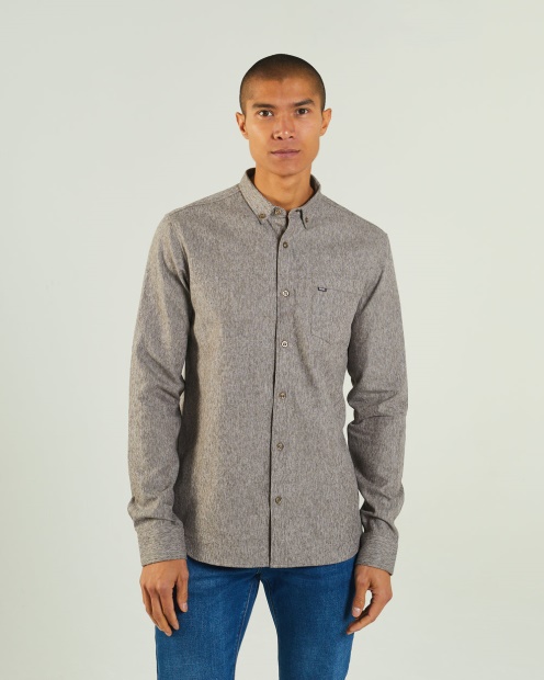 Diesel UK Edmund Ls Shirt Grindle Grey