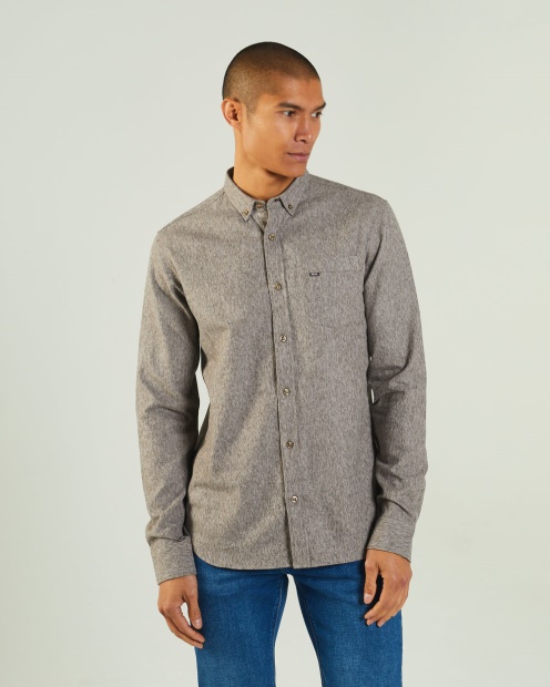 Diesel UK Edmund Ls Shirt Grindle Grey