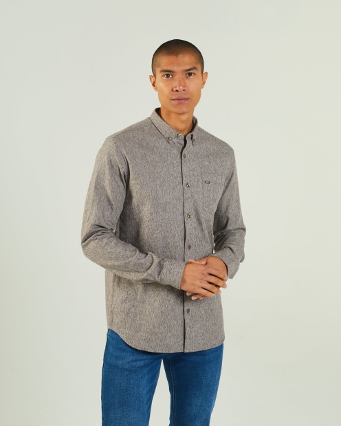 Diesel UK Edmund Ls Shirt Grindle Grey