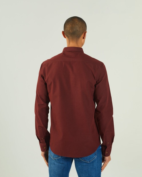 Diesel UK Drummer L/S Shirt Vineyard Red