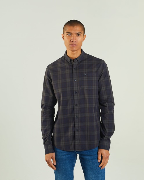 Diesel UK Ghalen Ls Shirt Check Green