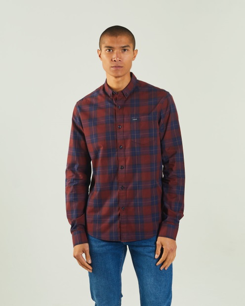 Payne Ls Shirt Check Diesel UK Red