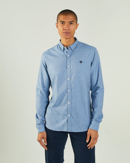 Diesel UK Hesten Grindle Shirt Snorkel Blue